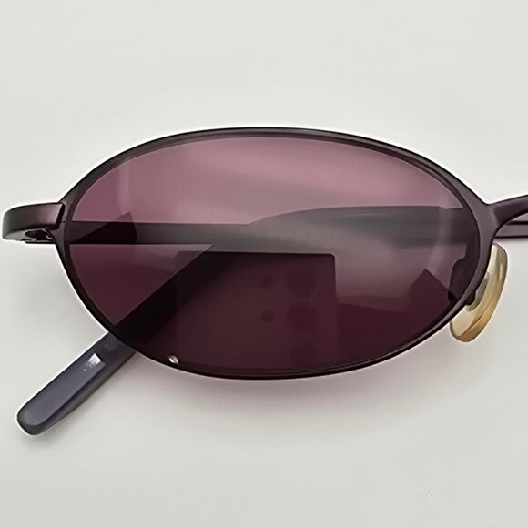 Anne Klein AK7502 703 Deep Purple Frame Deep Purple Lens Sunglasses w/ Case 49mm - Picture 15 of 16